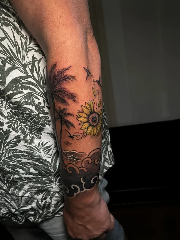 Nature Balinese tattoos — Nyanyi Beach Bali