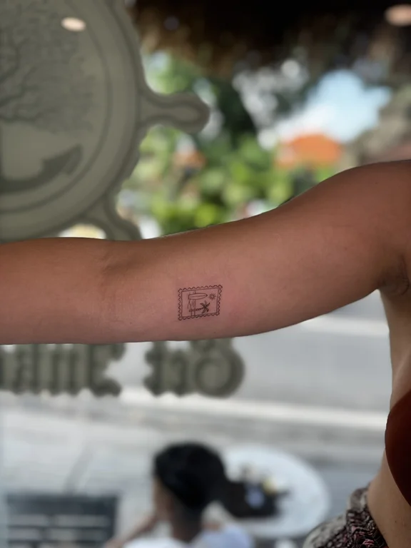 Symbol Balinese tattoos — Nyanyi Beach Bali