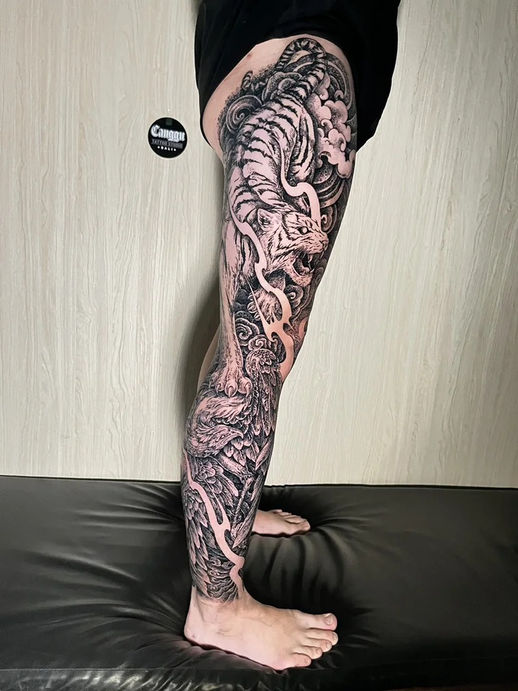 Big Tattoos tattoo style — Nyanyi Beach Bali