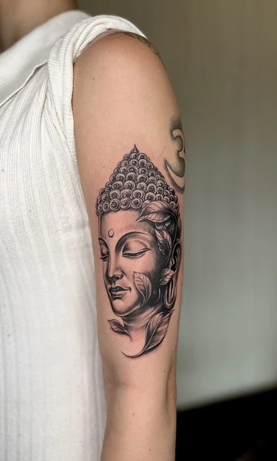 Religious Blackwork tattoos — Nyanyi Beach Bali