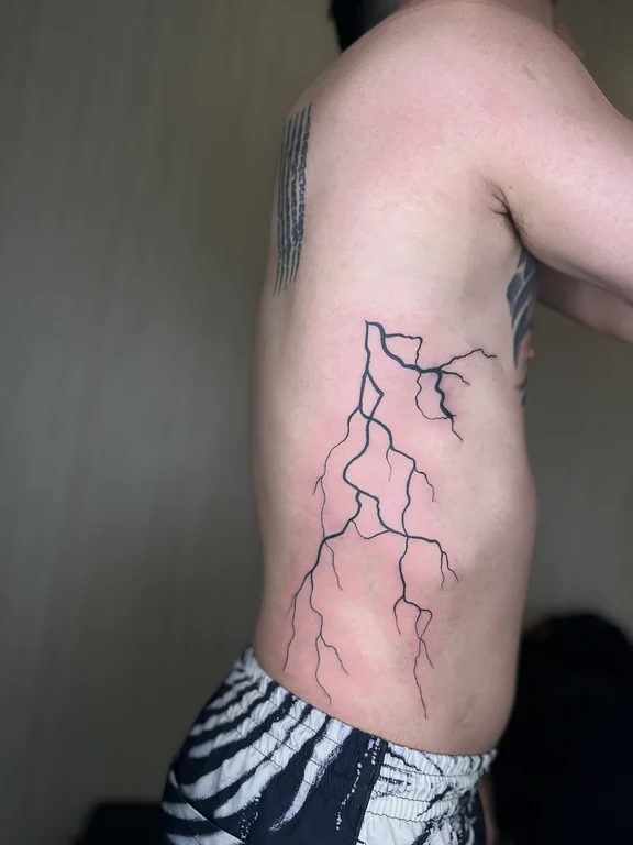 Abstract Linework tattoos — Nyanyi Beach Bali