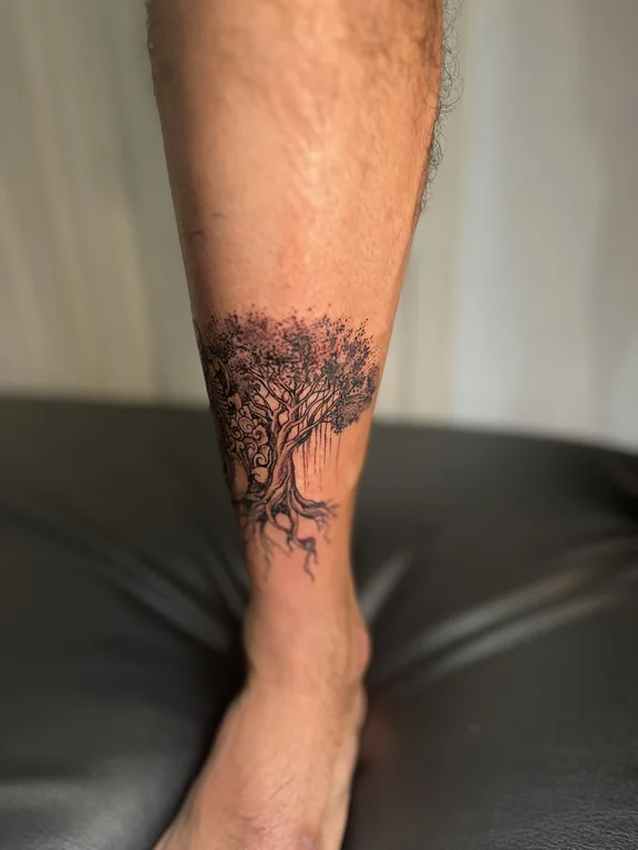 Nature Linework tattoos — Nyanyi Beach Bali