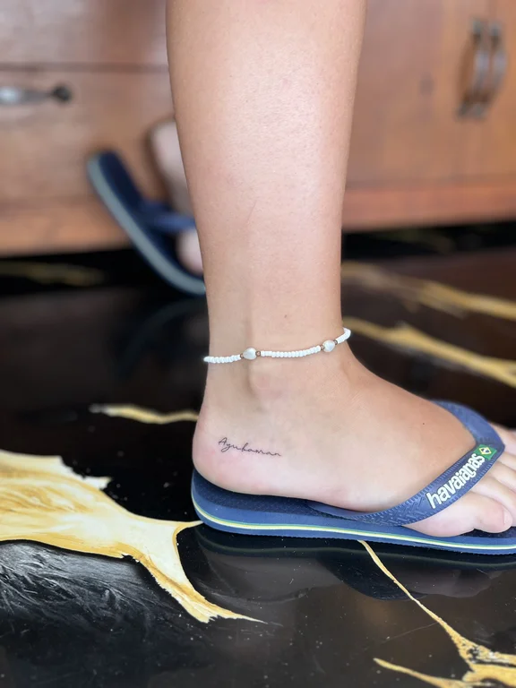 Lettering Minimalist tattoos — Nyanyi Beach Bali