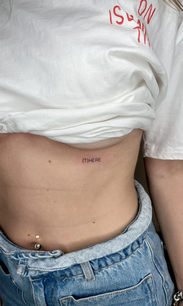 woman small fineline fine line linework line minimalist lettering tattoo canggu bali