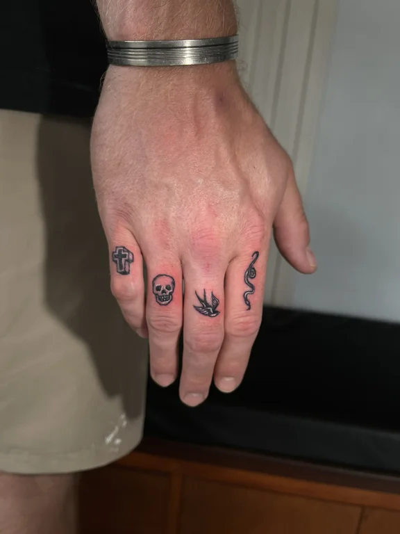 Symbol Minimalist tattoos — Nyanyi Beach Bali