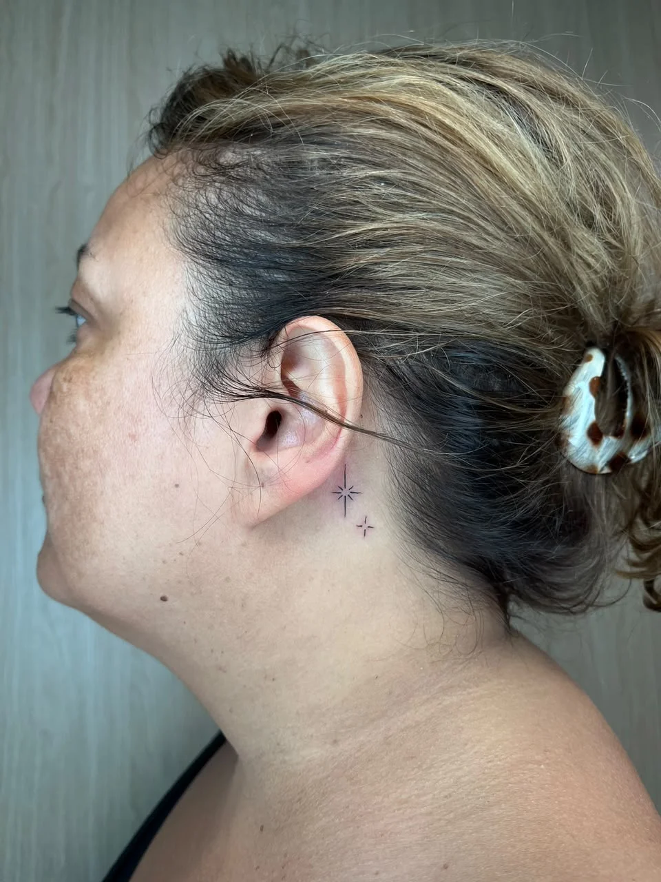 woman small symbol minimalist fine line line work line tattoo canggu bali
