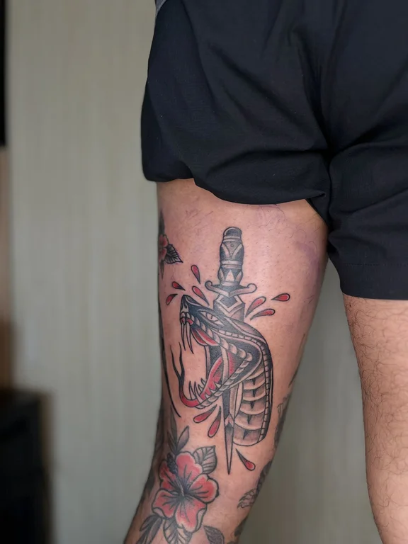 Neo Traditional tattoo style — Nyanyi Beach Bali