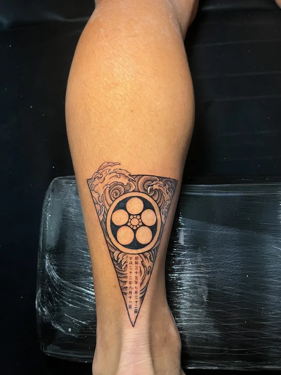 Geometric Neo Traditional tattoos — Nyanyi Beach Bali