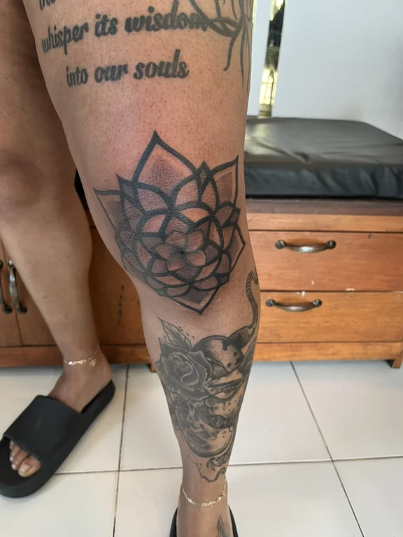 Mandala New School tattoos — Nyanyi Beach Bali