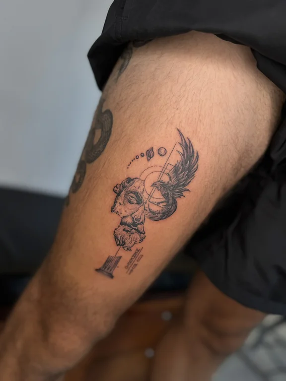 Mythology New School tattoos — Nyanyi Beach Bali