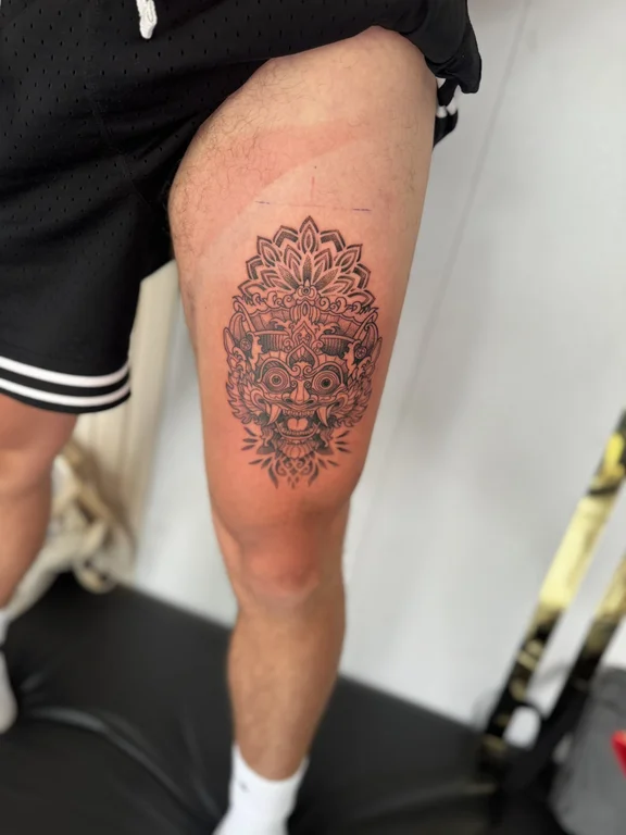 Ornamental New School tattoos — Nyanyi Beach Bali