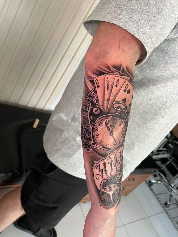 Abstract Realism tattoos — Nyanyi Beach Bali
