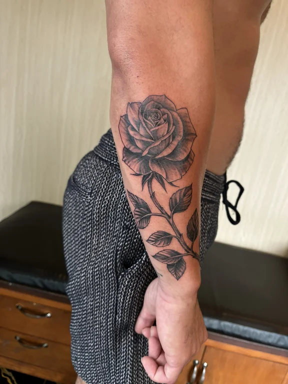 Floral Realism tattoos — Nyanyi Beach Bali