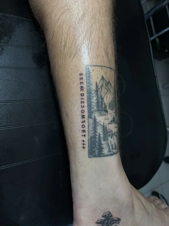 religious realism man black grey cloud heavy shading soft shading dotwork tattoo Canggu Bali