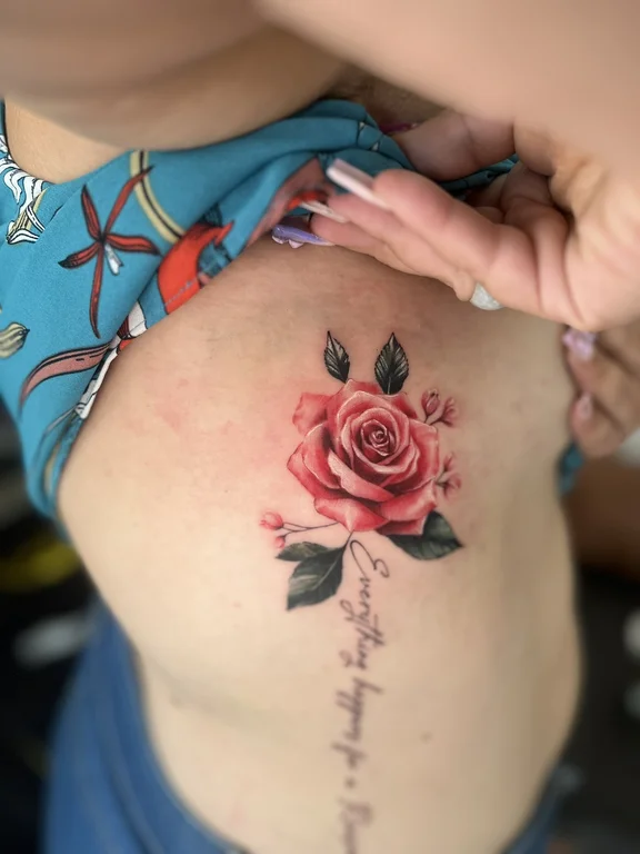 Watercolor tattoo style — Nyanyi Beach Bali